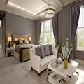 Hotel Bedroom Suite ARC CGI